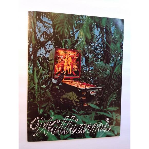 Jungle Lord Pinball FLYER Original 1981 Game Foldout Vintage Retro Art Promo - Picture 4 of 5